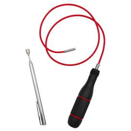 GUTIMORE Magnetic Pickup Tool set, 50g(4mm)&1.5LB, 28" Flexible and Telescopic Magnet Grabber for Hard to Reach Keys,Bolts,Nuts and Screws