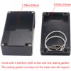Raculety 2 Pack Project Box IP65 Waterproof Junction Box ABS