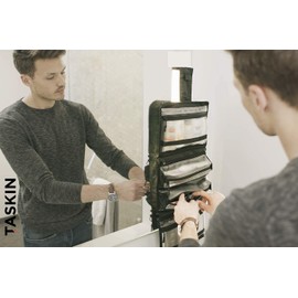 Taskin ROLR | 3-in-1 Toiletry Bag | Built-in 4 Suction Cups, Water Resistant | by Taskin San Francisco