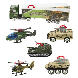 jenilily Military Truck Army Models Car Toys Alloy Vehicle Tank Jeep Battle Toy Cars For Kids Toddlers Boys 3 4 5 Years Old
