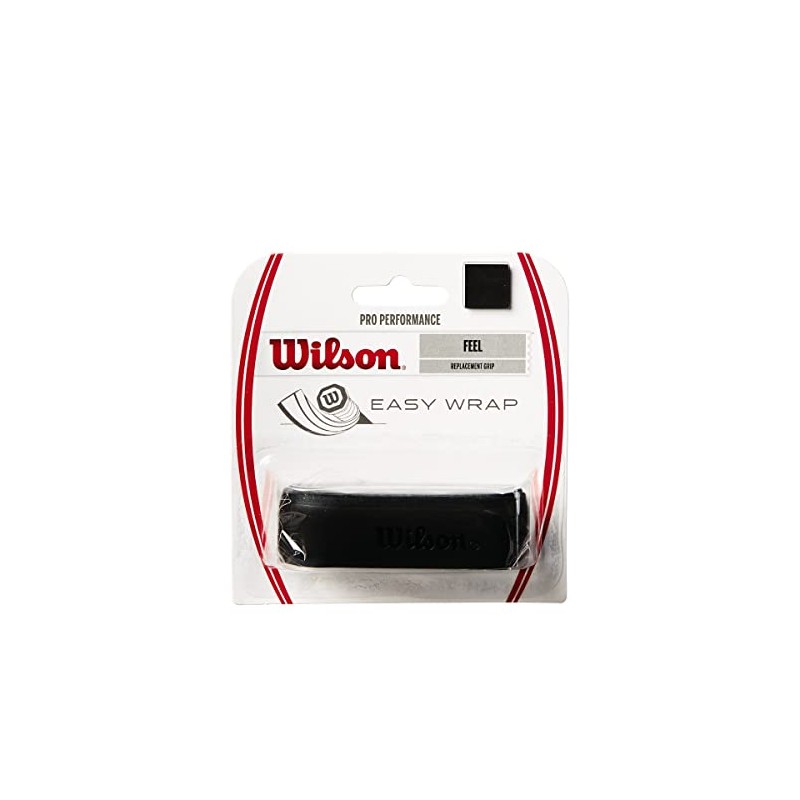 Wilson(ウイルソン) テニス バドミントン リプレイスメント グリップテープ PRO PERFORMANCE GRIP(プロパフォーマンスグリップ) 1個入り ブラック