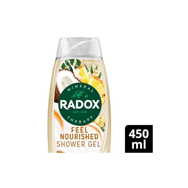 Radox Mineral Therapy Feel Nourished Shower Cream Body Wash uniquely