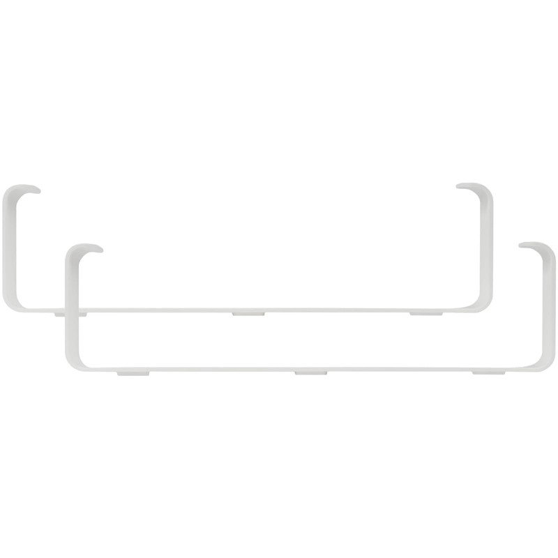 2 x 220 x 90 mm flat duct brackets for