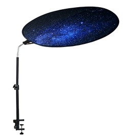 Office Cubicle Desk Shade Anti-Glare Cover Light Sensitive Professionals Cubicle Light Blocker for Workspaces Desk Canopy 36" Circular Shading Light Shade with Clamp