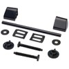 Merriway BH02036 Toilet Seat Fitting Kit - Black
