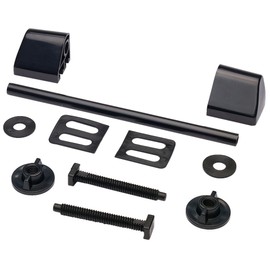 Merriway BH02036 Toilet Seat Fitting Kit - Black