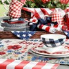 4th of July Placemats Red Blue Flowers Leaf Butterfly Place