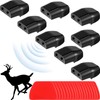 BBTO 8 Pieces Car Deer Warning Whistle Devices Dual Construction