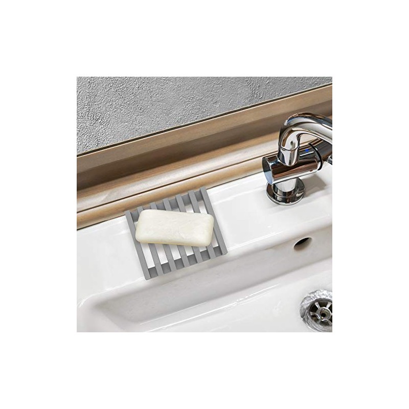 Topsky 2 Soportes Antideslizantes para Jabón, Accesorios de Baño