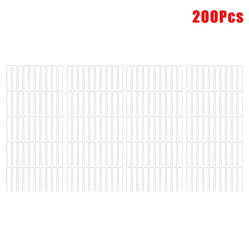 findmall 6 Inch 11 Gauge 200pcs Galvanized Garden Stakes 200pcs