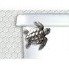Functional Fine Art Turtle Toilet Flush Handle Front Mount in