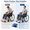 Adjustable Wheelchair Seat Cushion with Positioning Limiter – Pressure-Relief Elastic