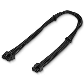PCIE Cable for Be Quiet, PSU 12 Pin Male to PCIe 8 Pin (6+2) Male Power Supply Sheathed Cable for Be Quiet Power Supply