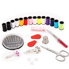 Sewing Kit, Sewing Kits for Adults, Okom 68Pcs Thread for Sewing, Sewing Supplies, Sew Kit for Home,Traveler, DIY, Gifts for Women, Stocking Stuffers for Teen Girls, Christmas Gifts for Grandkids(S)