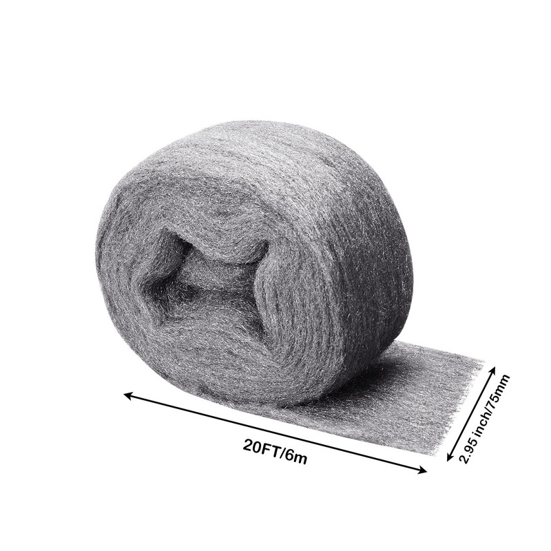 Steel Wool - Steel Wool for Mice Control, Grade #0000,3