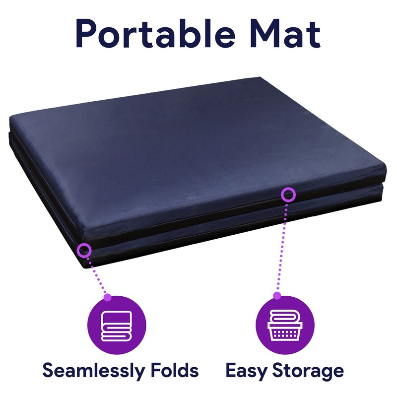 ProHeal Foam Fall Mat for Elderly - Thick Bi-Fold Fall