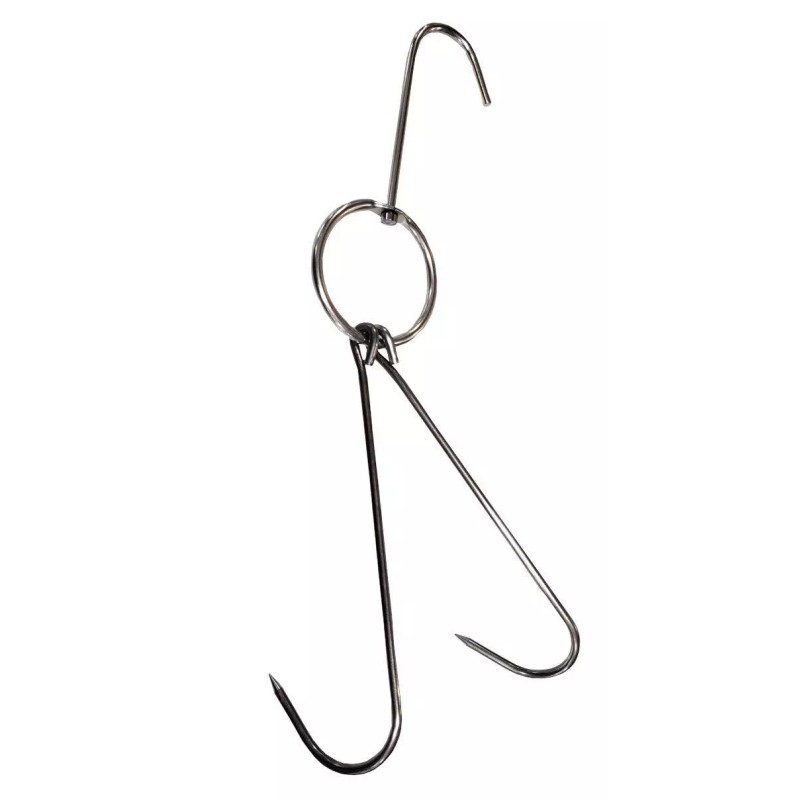 Sunrise Stainless Steel Meat Hooks Heavy Gauge - 6" Duck
