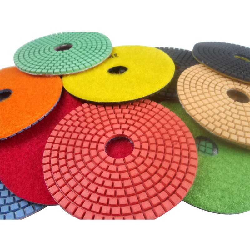 Konfor 125mm Diamond Polishing Pad Stone Polishing Pad Disc for