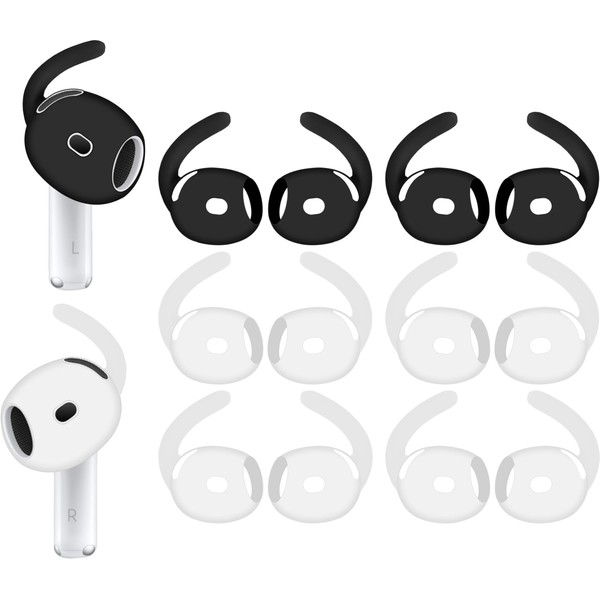 A-Focus Compatible with AirPods 4 Ear Hooks Sport Ear Tips