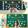 Ctosree 134 Pcs Safari We are Wild About Learning Bulletin