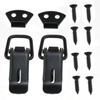 yukata Black Stainless Steel Latch Toggle Latchs Hasp Cabinet Latch