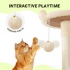 Allewie 64 Inches Cat Tree Tower/Multi-Level Activity Center for Indoor
