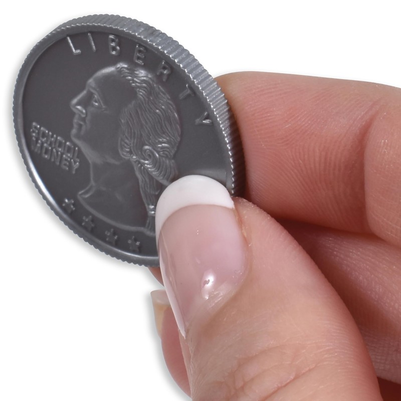 LEARNING ADVANTAGE - 7524 Learning Advantage, Play Quarters Plastic Coins