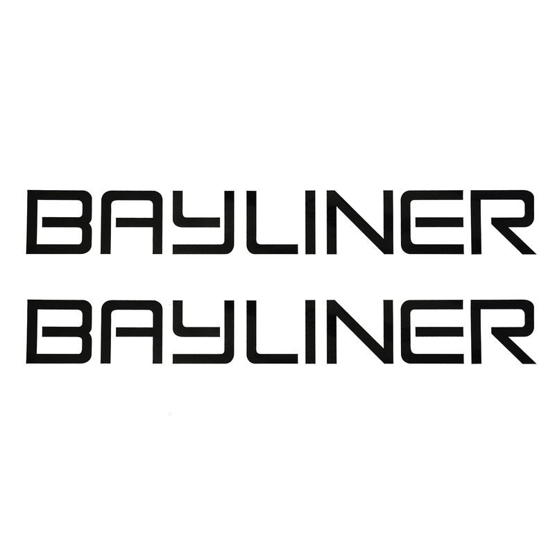 2pcs Vinyl Bayliner Decal Replacement for Bayliner Boat Outboard Motor