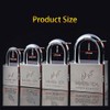 Stainless Steel Keyed Padlock 50mm, Short Shackle Security Locks with