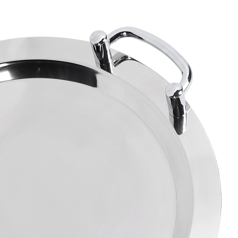 Stainless Steel Buffet Plate Bright Mirror Finish Serving Tray with