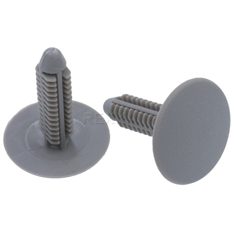 Rexka 20pcs Quarter Headlining Trim Panel Retainer Clips 15006827 Gray