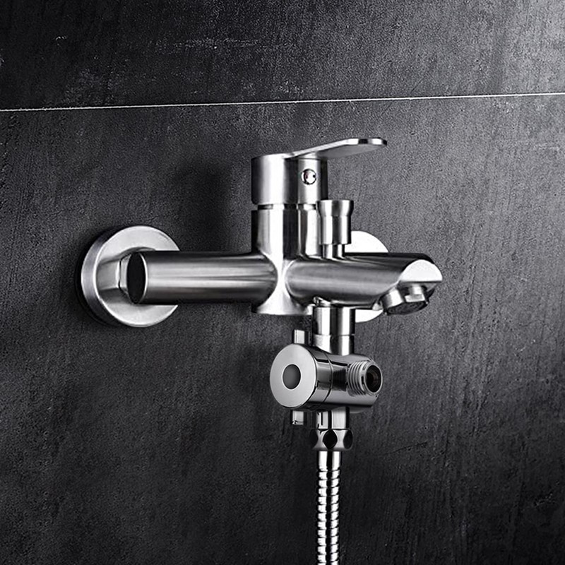 Shower Head T Adapter 3 Way Splitter Valve Diverter for