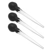 Ciieeo 3pcs Large Bulb Graduated Liquid Transfer Dropper Ergonomic Pipette