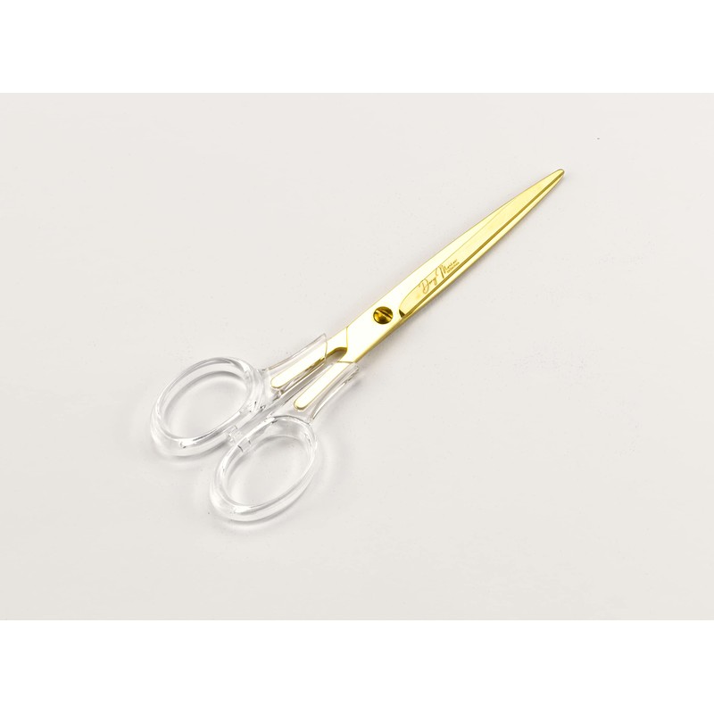 Dany Marcus Scissors Small Acrylic Transparent with Gold - 17