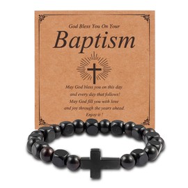 JJDreams Wooden Bead Bracelet Women's Buddha Meditation Bracelet Lava Rock Bangle Mala Beads Bracelet, Zinc, No gemstone