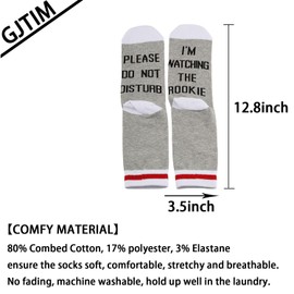 JTOUK Crime Drama TV Show Inspired Gift Do Not Disturb I'm Watching Comedy Show Socks TV Show Birthday Gift for Women, Watching Rook EU
