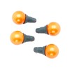 Christmas Concepts® Pack of 4 Gold Berry Push in Spare Bulbs - 7v 0.35w - Replacement Bulbs, S90-CC