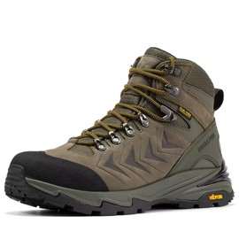 BOTAS PRO Men's Waterproof Hiking Boots, 6 Inch Slip Resistant Light Weight Outdoor Boots(BP22123-10.5)
