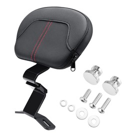 Front Driver Backrest Pad Fit For Harley Touring CVO Street Road Electra Glide Road King 2009-2022