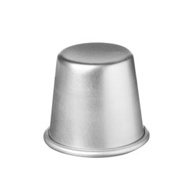 HENDI Babaform, with Beaded Edge, Baking Moulds, Diameter 70 x (H) 68 mm, Aluminium
