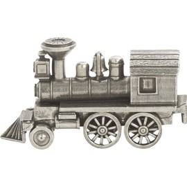 DANFORTH Birthday Train Engine – Handcrafted Pewter Birthday Party Decorations – 1 1/2" Tall by 2 1/2" Wide, Made in USA