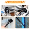 Elecbee Scaffold Podger Ratchet Spanner Ratchet Wrench Double Ratchet Multifunctional