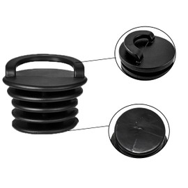 YOIASUGH Kayak Scupper Plugs for Scupper on top Plugs for Kayak Canoe Boat Comfort - Sturdy Corrosion-Resistant Plugs Black