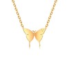 Chain Gold Women’s Necklace, Gold Plated Chain, Butterfly with Letters