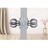 BRINKS – Transitional Keyed Entry Ball Door Knob, Satin Nickel