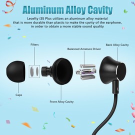 Lecefty Neckband Bluetooth Headphones, 200H Extra Long Playtime Wireless Stereo Neckband Earbuds with Microphone, Waterproof Balanced Armature Drivers in Ear Headset for Sports/Workout (Cyan Green)