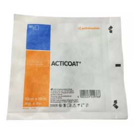 Smith+Nephew Acticoat Apósito Barrera Antimicrobiana Plata 10x10 Pieza