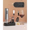 CIRCLE JOY 6-in-1 Electric Wine Opener Set Rechargeable Stainless Steel