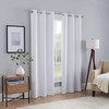 Eclipse Khloe Noise Reducing Blackout Solid Textured Grommet Window Curtain