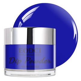 eodci EODCI Blue Dip Powder Color, Nail Dipping Powder French Pro Collection System Nail Art Starter Manicure Salon DIY at Home, Odor-Free&Long-Lasting, No Needed Nail Lamp Curing, 1 Oz